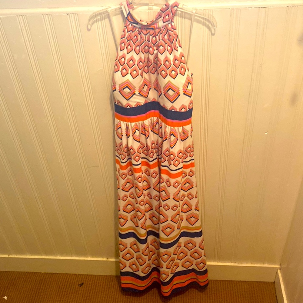Eliza J halter maxi dress size 14